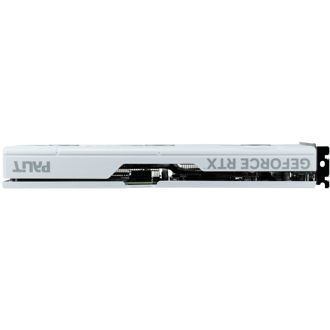 A large main feature product image of Palit GeForce RTX 5070 OC 12GB GDDR7 - White