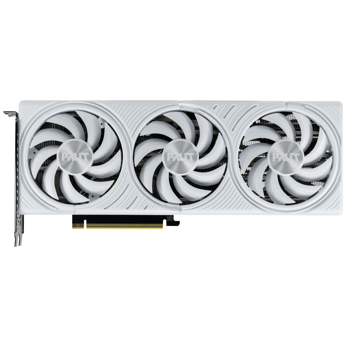 A large main feature product image of Palit GeForce RTX 5070 OC 12GB GDDR7 - White