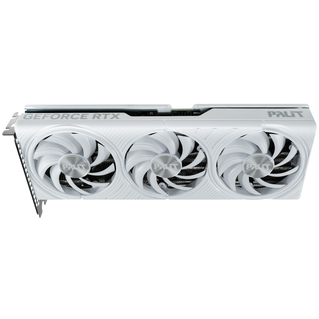 A large main feature product image of Palit GeForce RTX 5070 OC 12GB GDDR7 - White