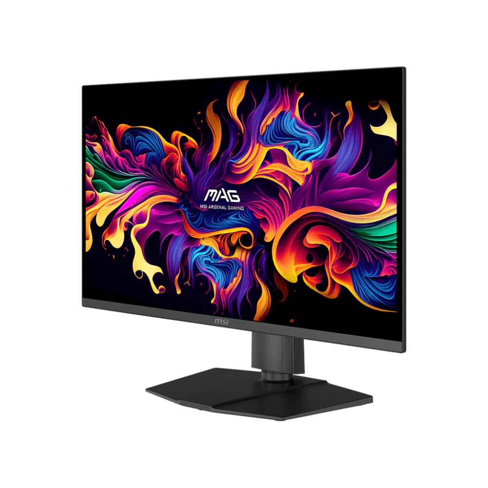 A large main feature product image of EX-DEMO MSI MAG 273QP QD-OLED X24 - 27" 1440p 240Hz 0.03ms QD-OLED Gaming Monitor