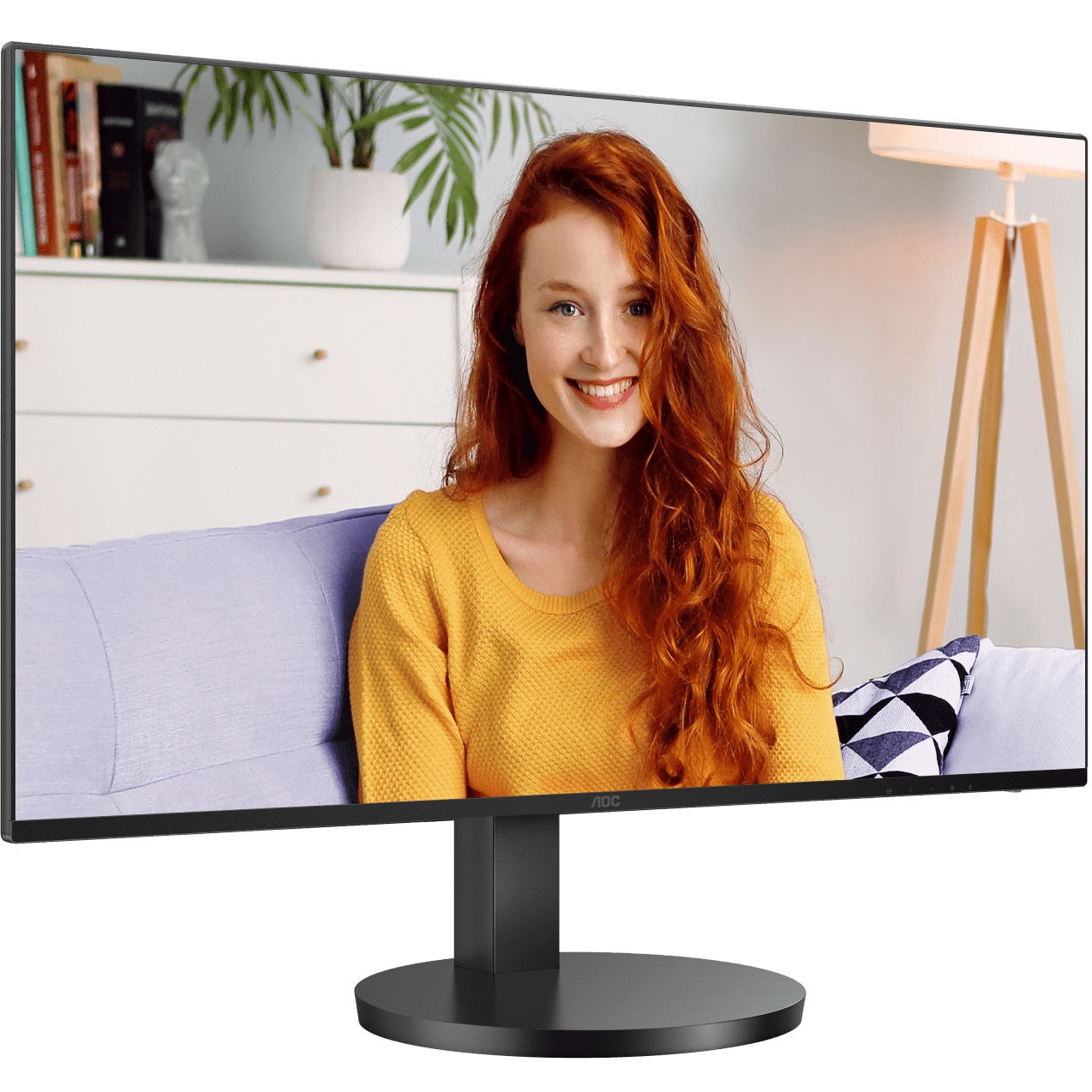 A large main feature product image of EX-DEMO AOC Q27B3CF3 - 27" 1440p 120Hz IPS Monitor