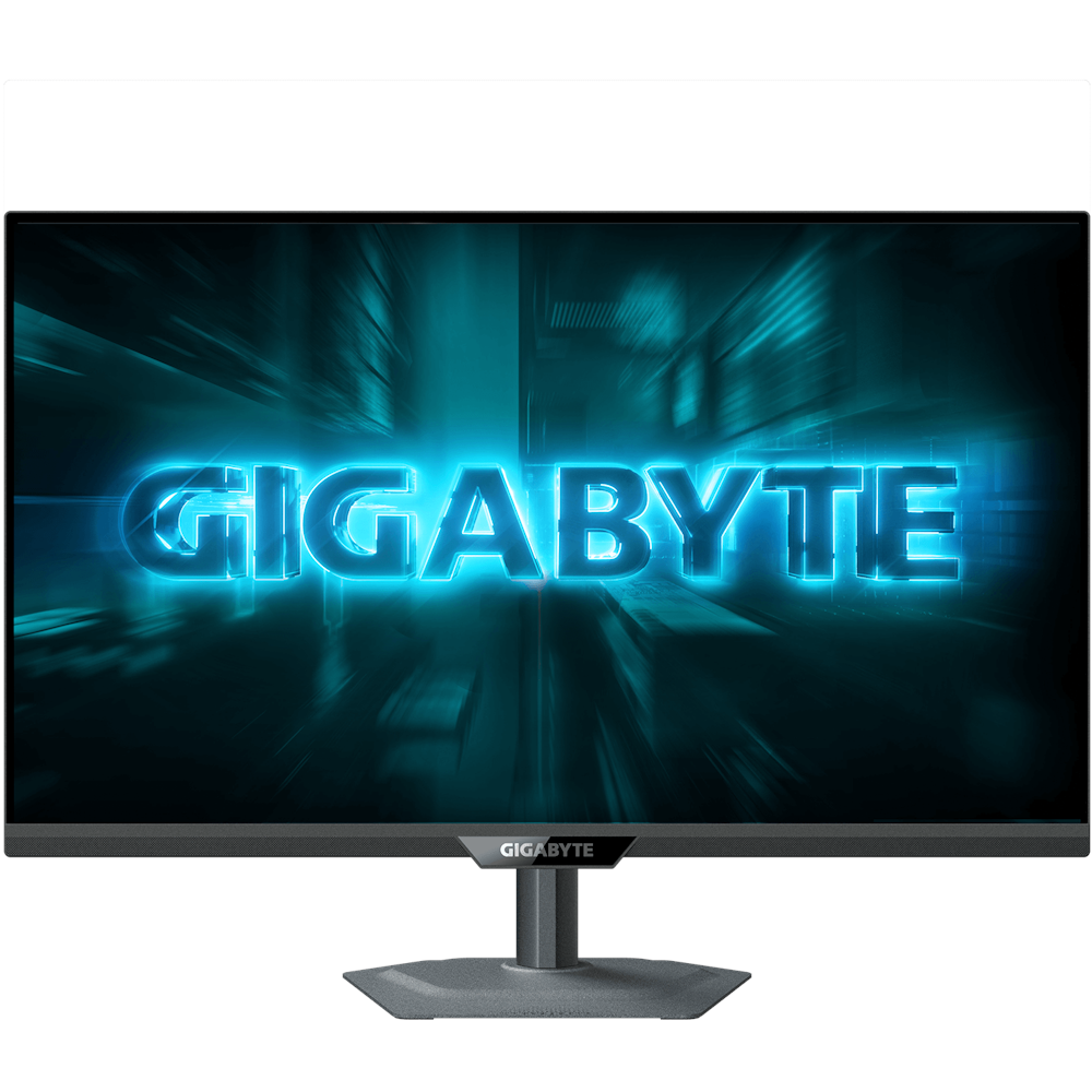 A large main feature product image of Gigabyte G27U - 27" 4K 2160p 160Hz/ 1080p 320Hz SS IPS Gaming Monitor