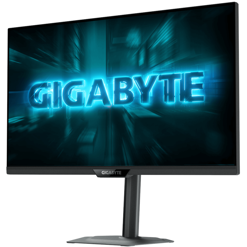 A large main feature product image of Gigabyte G27U - 27" 4K 2160p 160Hz/ 1080p 320Hz SS IPS Gaming Monitor