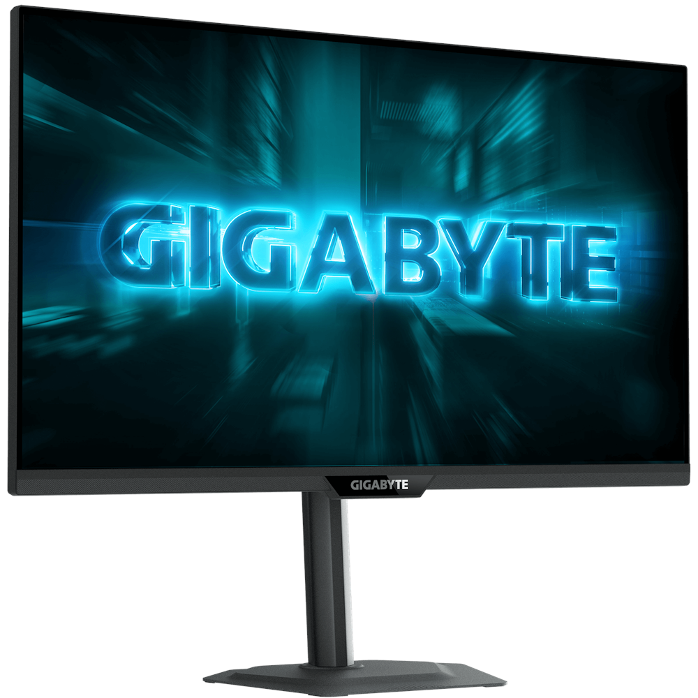 A large main feature product image of Gigabyte G27U - 27" 4K 2160p 160Hz/ 1080p 320Hz SS IPS Gaming Monitor