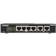 A small tile product image of QNAP QSW-2104-2T-R2 10GbE/2.5GbE 6-Port Network Switch (Revision 2)