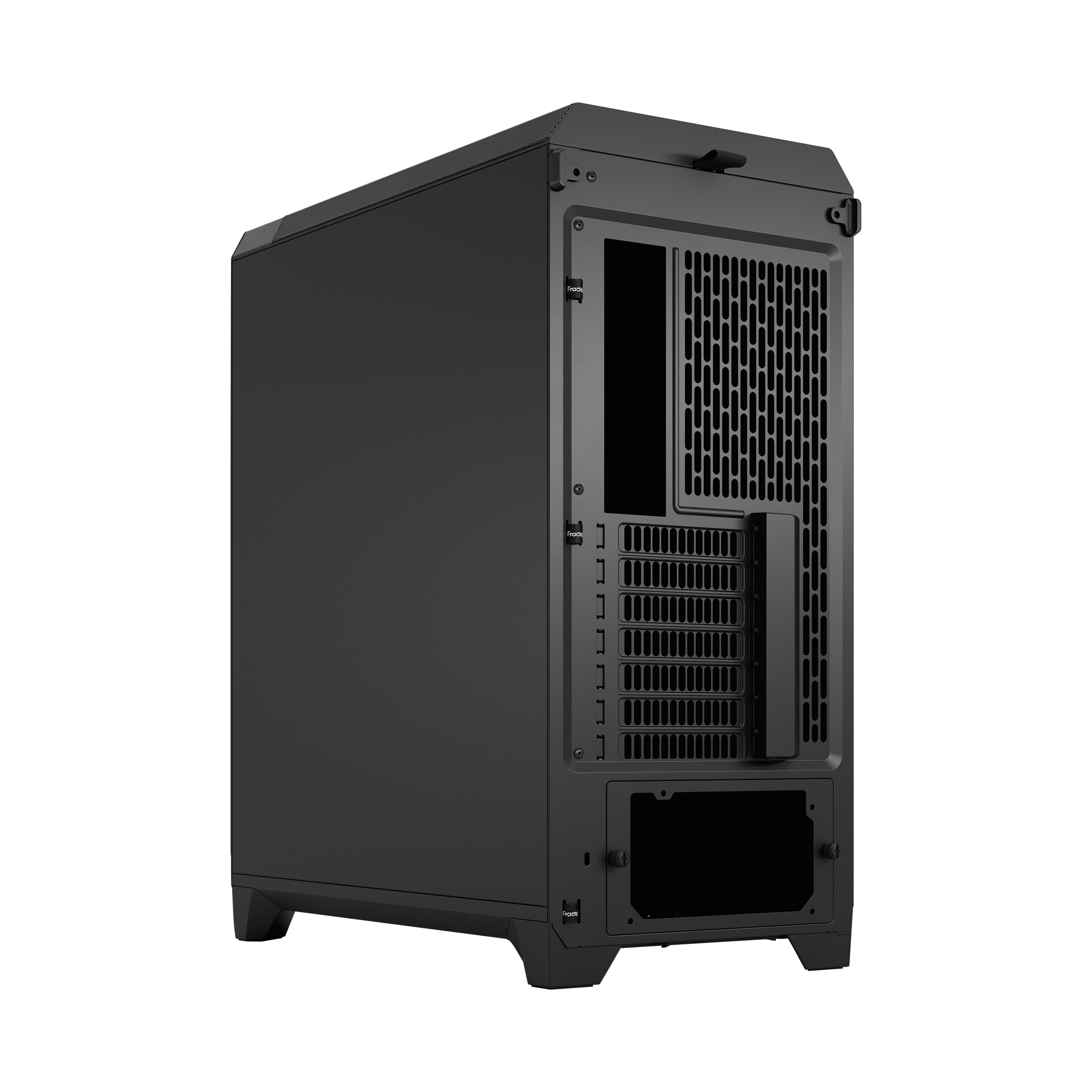 A large main feature product image of EX-DEMO Fractal Design Meshify 3 Solid Mid Tower Case (Black)