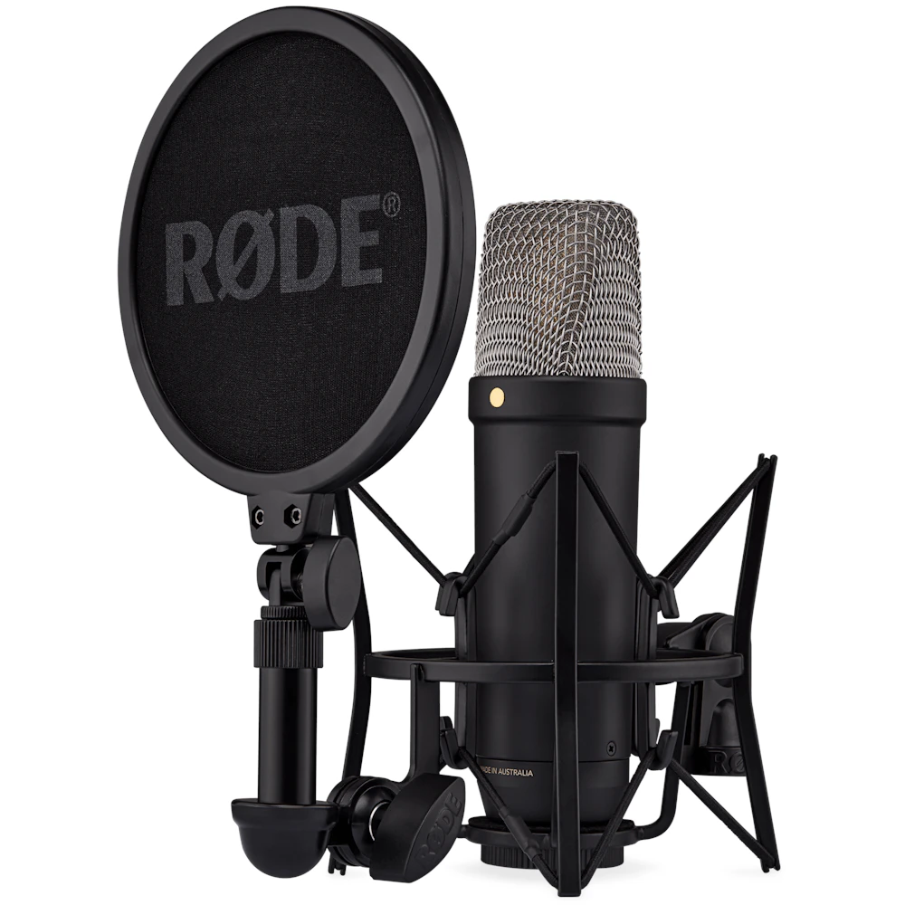 A large main feature product image of RODE NT1 5th Generation Studio Condenser Microphone (Black)