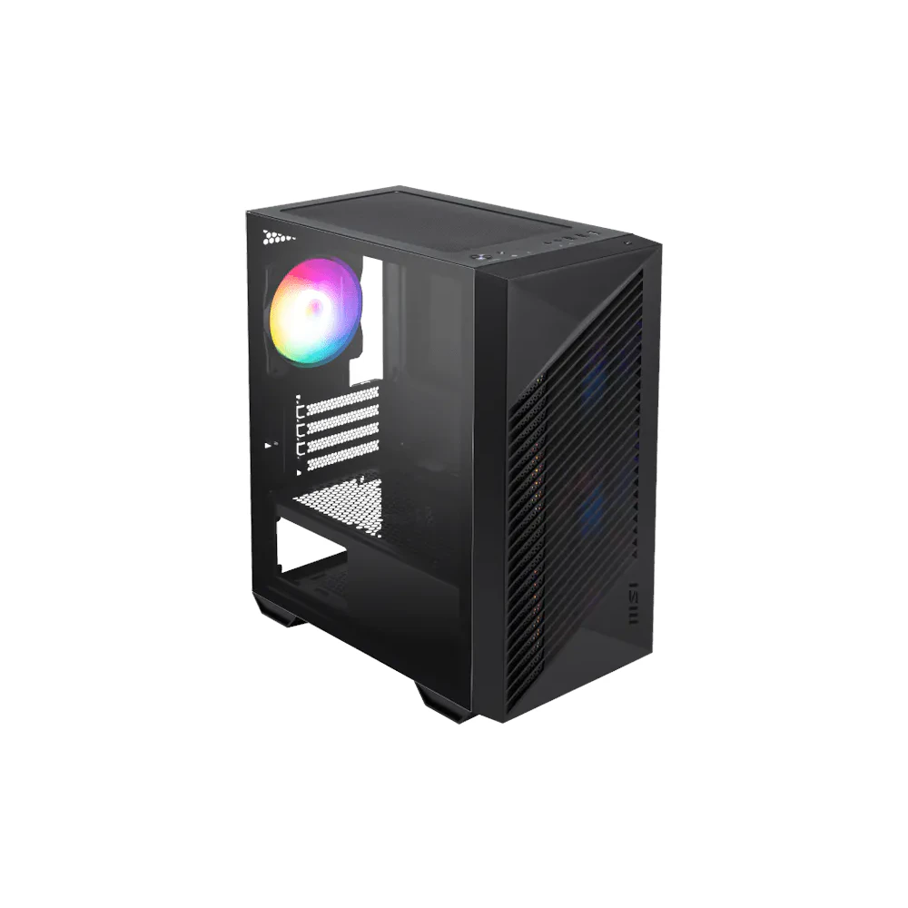 A large main feature product image of MSI PRO Forge M050A Mini Tower Case