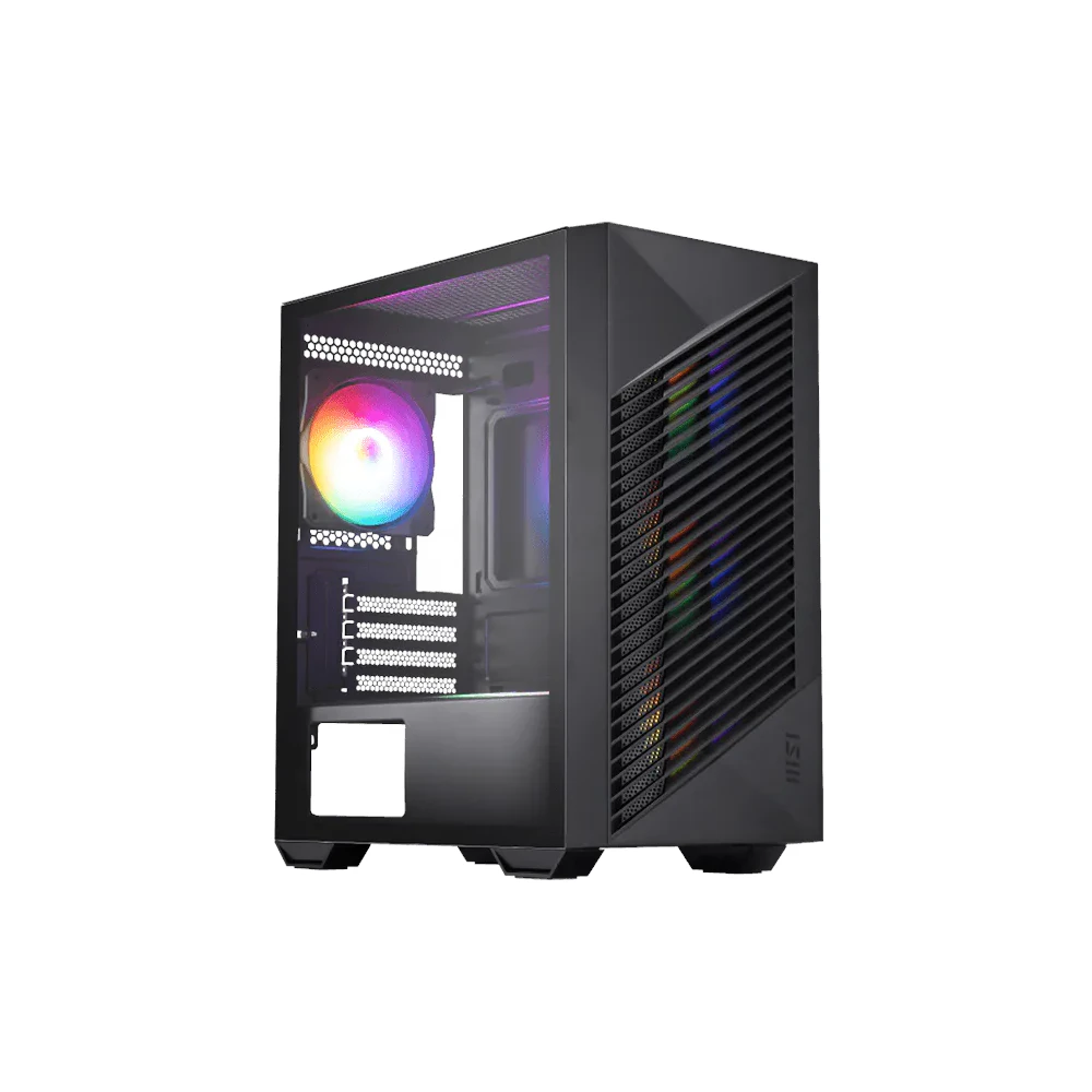 A large main feature product image of MSI PRO Forge M050A Mini Tower Case