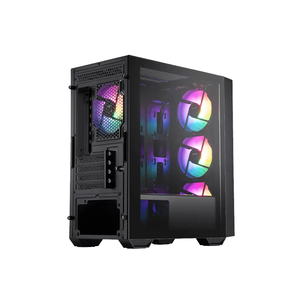 A large main feature product image of MSI PRO Forge M050A Mini Tower Case