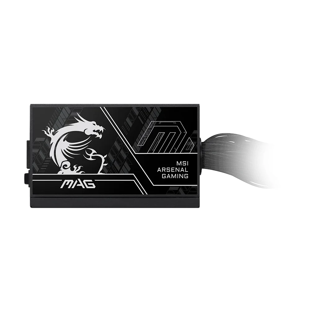 A large main feature product image of #PCR MSI MAG A750BN PCIE5 III - 750W Bronze PCIe 5.0 ATX PSU