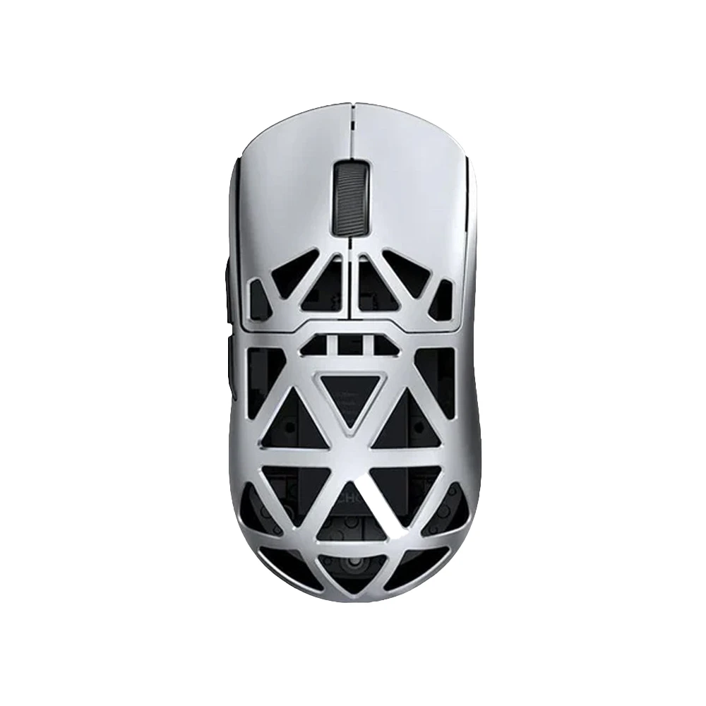 A large main feature product image of EX-DEMO MCHOSE AX5 Pro Max 56g Lightweight Magnesium 8K Wireless Gaming Mouse - Silver