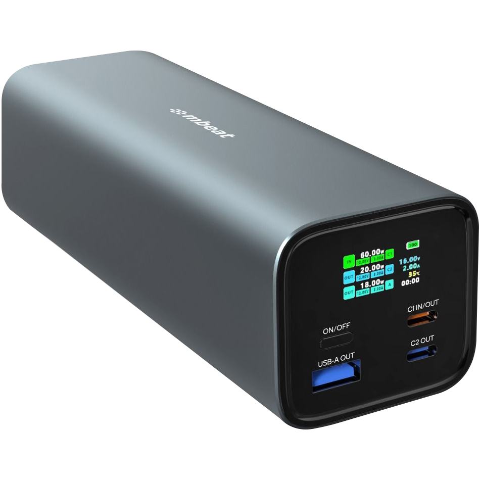 A large main feature product image of EX-DEMO mbeat Gorilla Power 27,000mAh USB Type-C PD 140W Notebook Power Bank