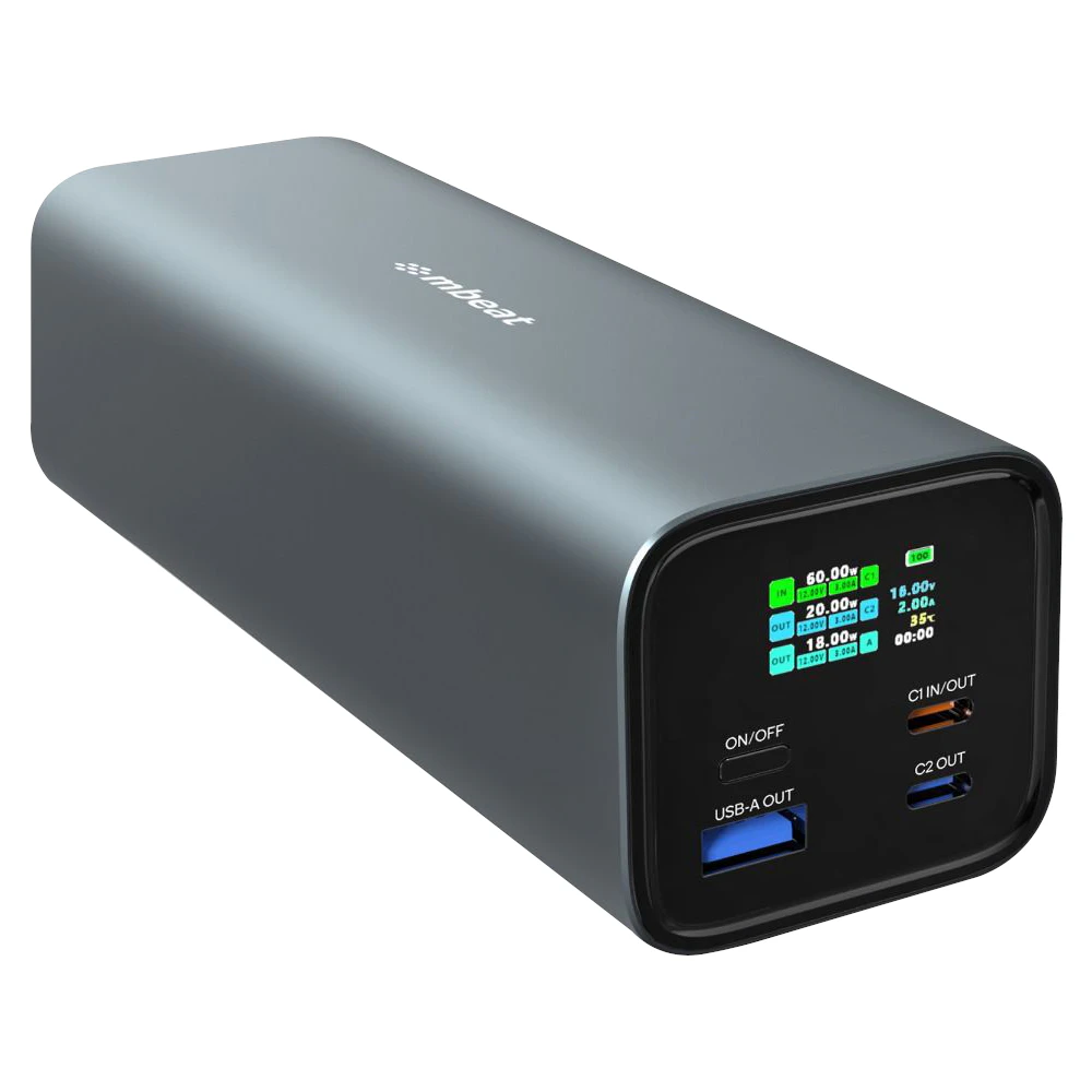 A large main feature product image of EX-DEMO mbeat Gorilla Power 27,000mAh USB Type-C PD 140W Notebook Power Bank