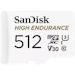 A product image of SanDisk High Endurance microSDXC U3 V30 UHS-I microSD Card - 512GB