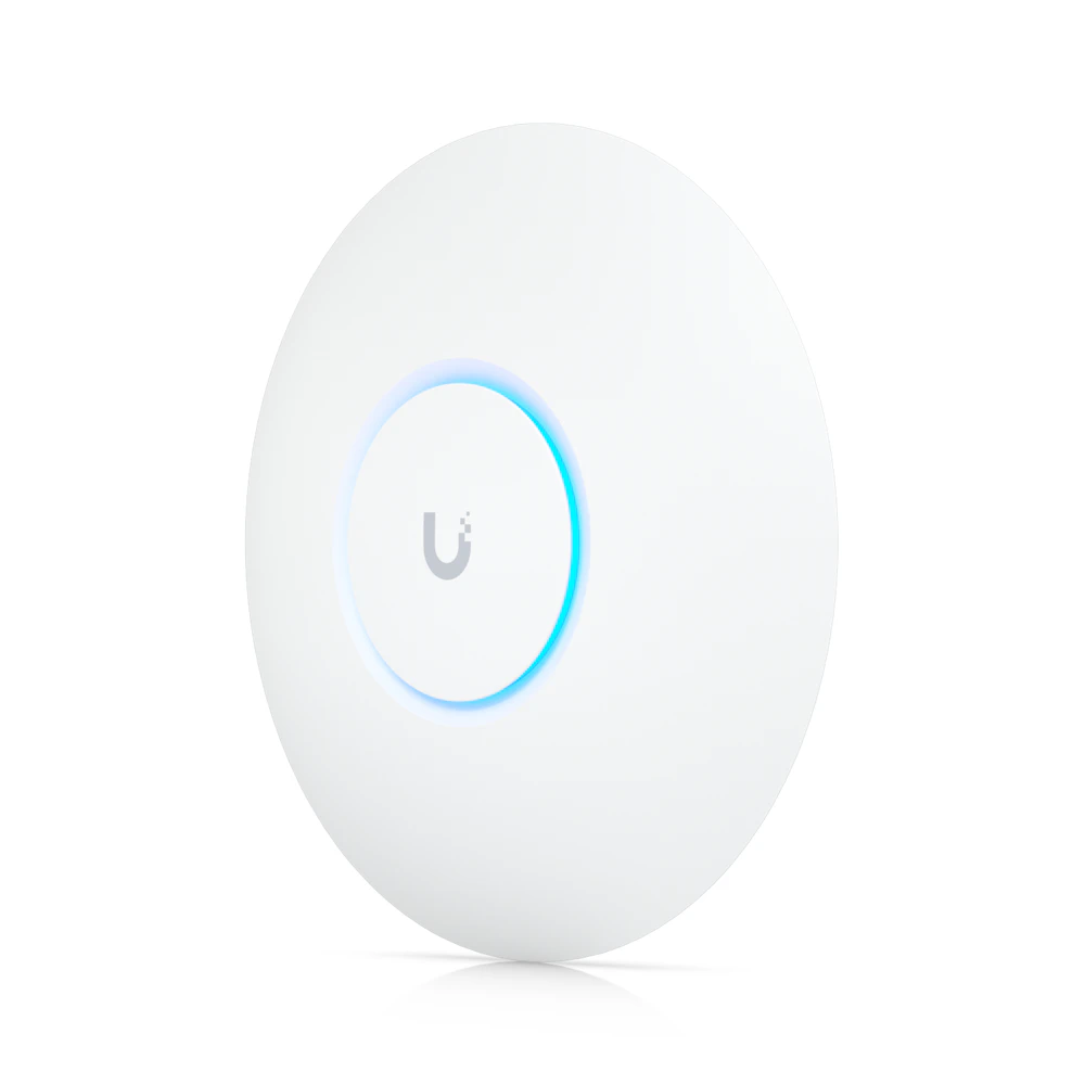 A large main feature product image of EX-DEMO Ubiquiti UniFi U6+ Ceiling-Mounted Wi-Fi 6 Wireless Access Point