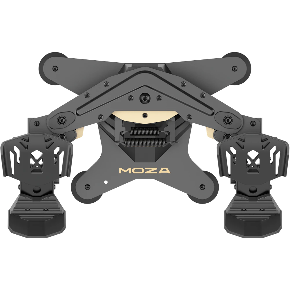 A large main feature product image of MOZA MRP Rudder Pedals