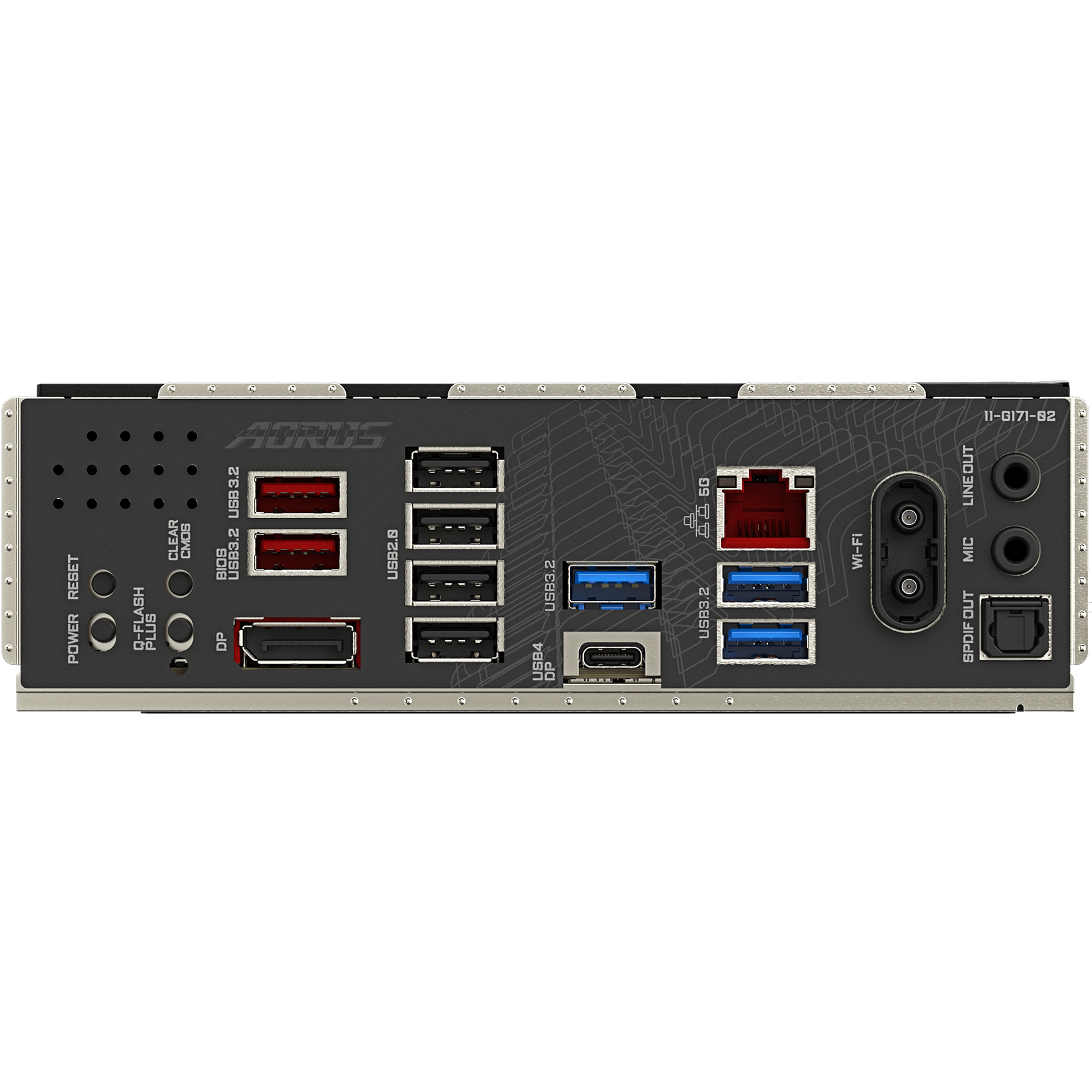 A large main feature product image of Gigabyte Z890 AORUS ELITE WIFI7 PLUS LGA1851 ATX Desktop Motherboard