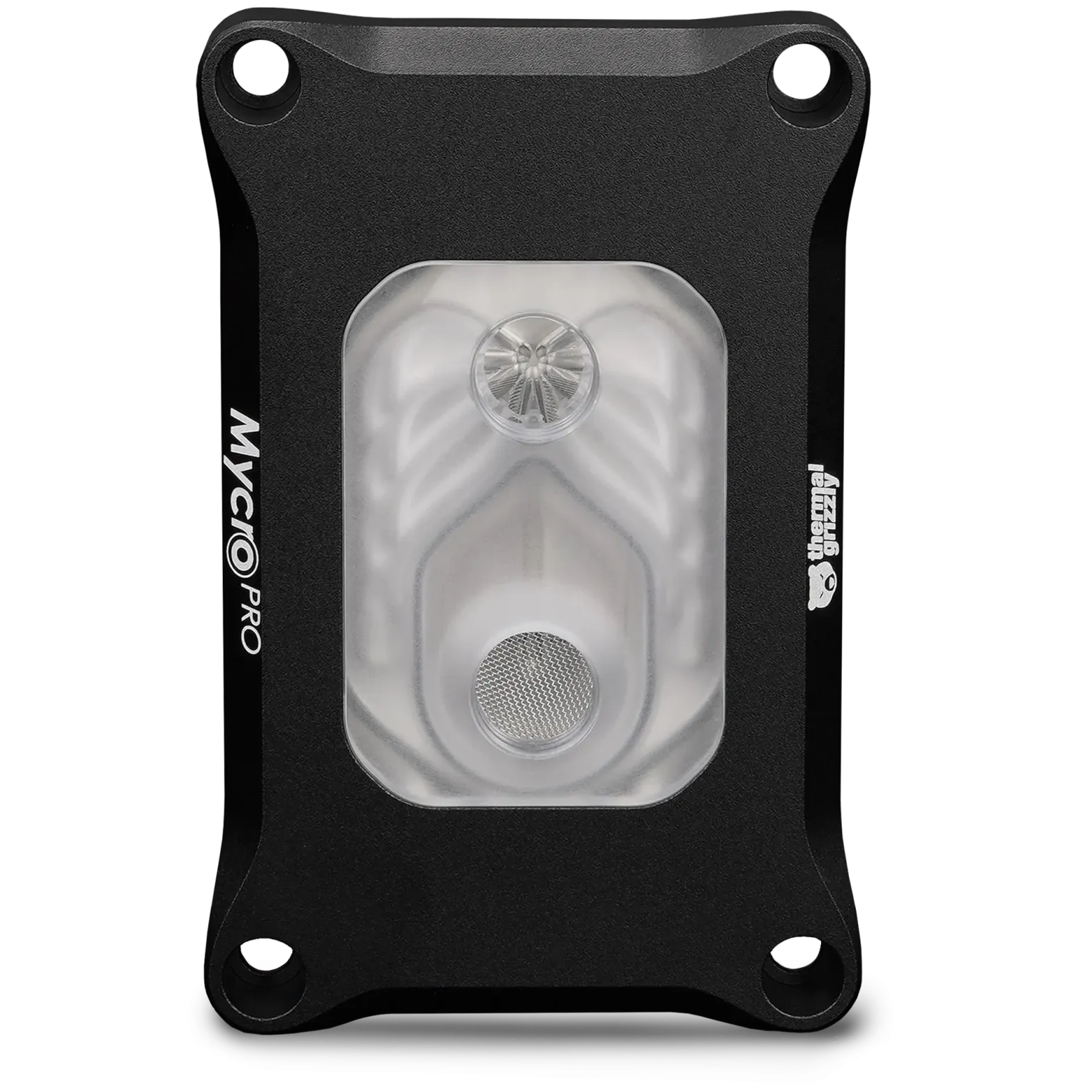 A large main feature product image of Thermal Grizzly Mycro Pro RGB CPU Water Block for AMD AM5