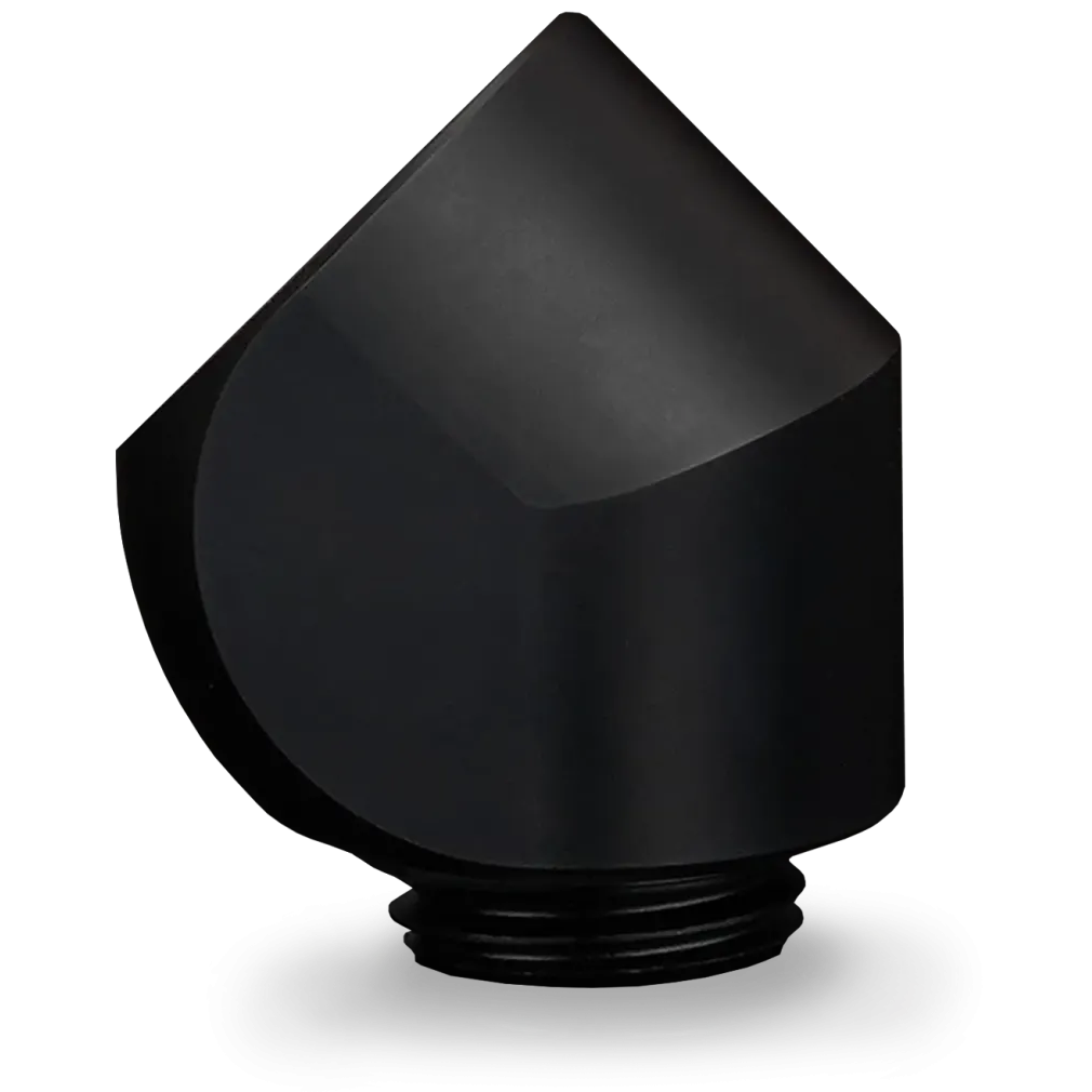 A large main feature product image of Thermal Grizzly DeltaMate Rotary - G1/4" 45 Degree Rotary Fitting (Black)