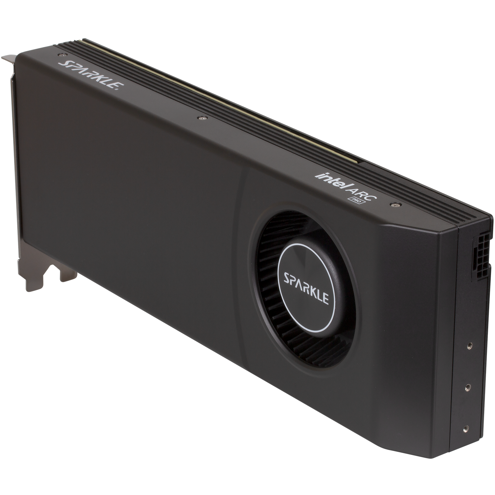 A large main feature product image of SPARKLE Intel Arc Pro B70 Blower 32GB GDDR6