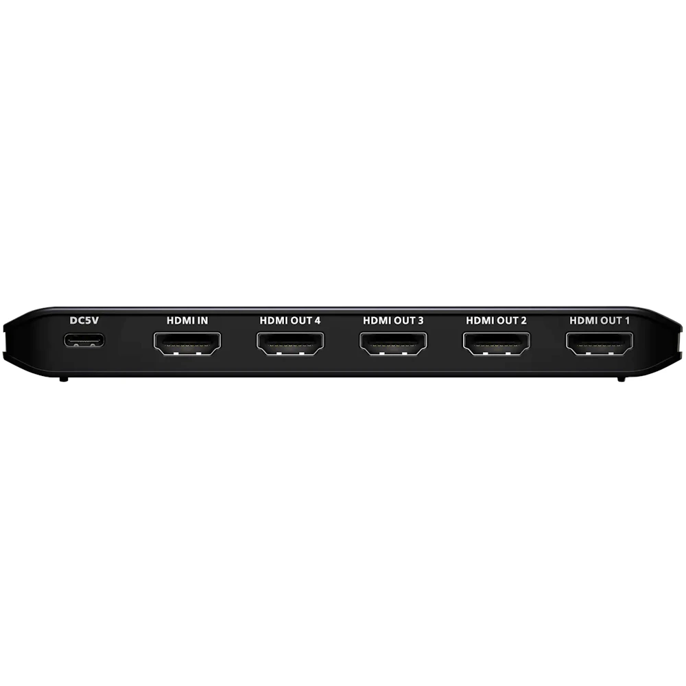A large main feature product image of ATEN Essential 4 Port True 4K HDMI Splitter
