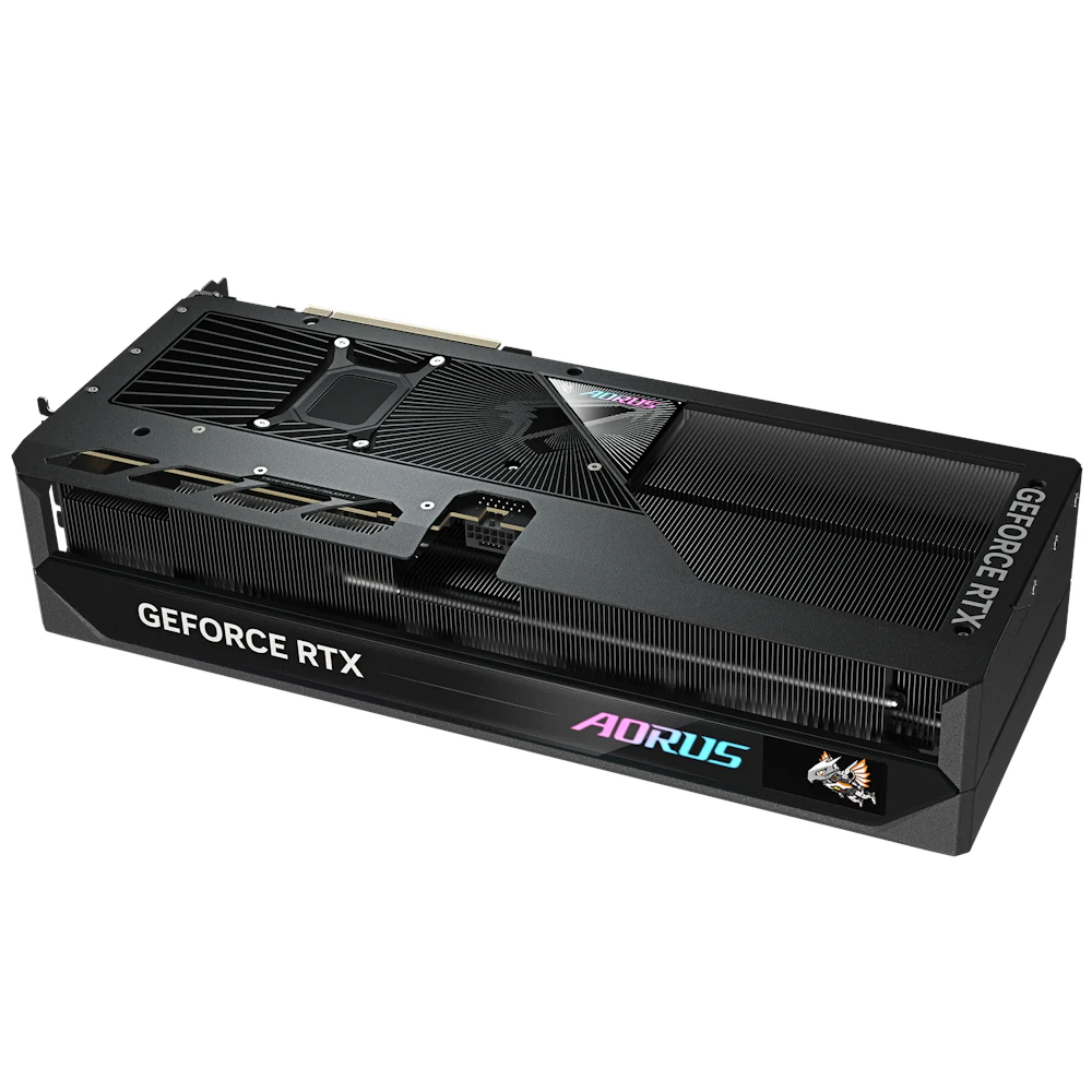 A large main feature product image of EX-DEMO Gigabyte GeForce RTX 5080 Aorus Master 16GB GDDR7