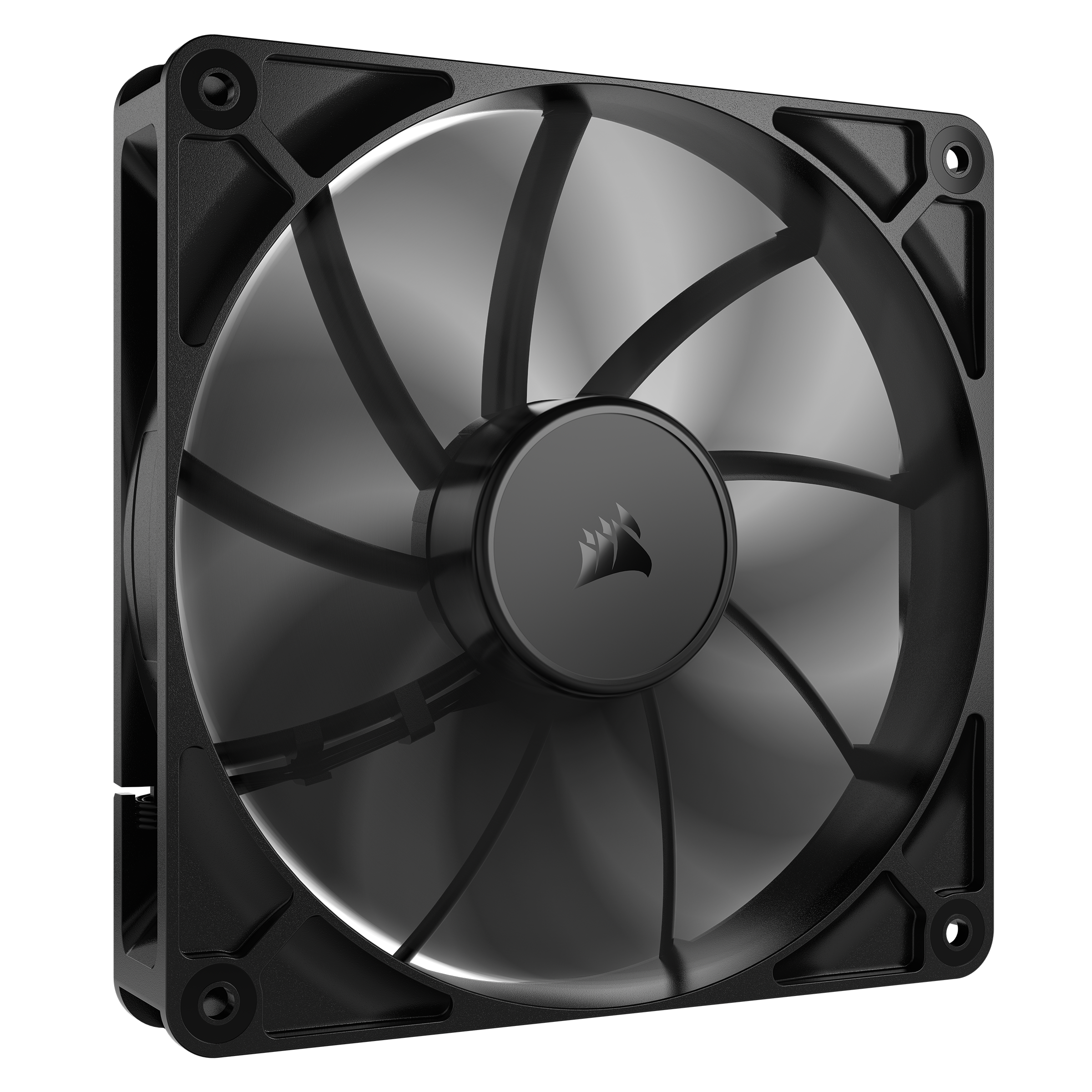 A large main feature product image of EX-DEMO Corsair RS140 - 140mm PWM Fan (Black)