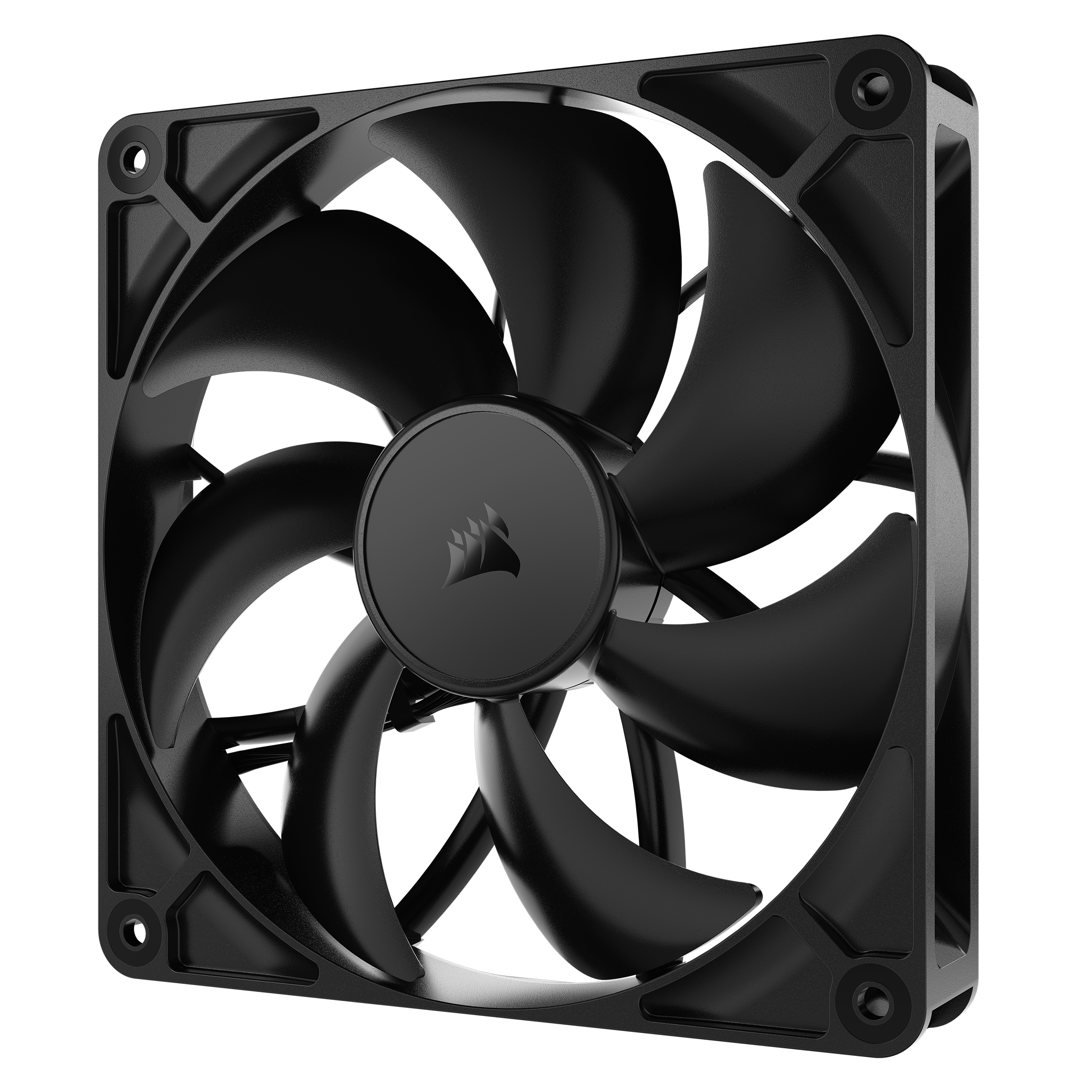 A large main feature product image of EX-DEMO Corsair RS140 - 140mm PWM Fan (Black)