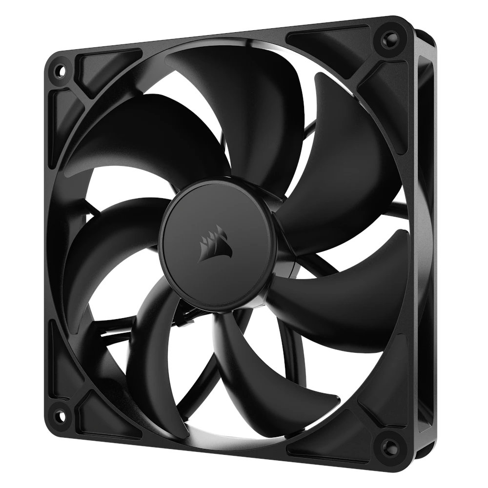 A large main feature product image of EX-DEMO Corsair RS140 - 140mm PWM Fan (Black)