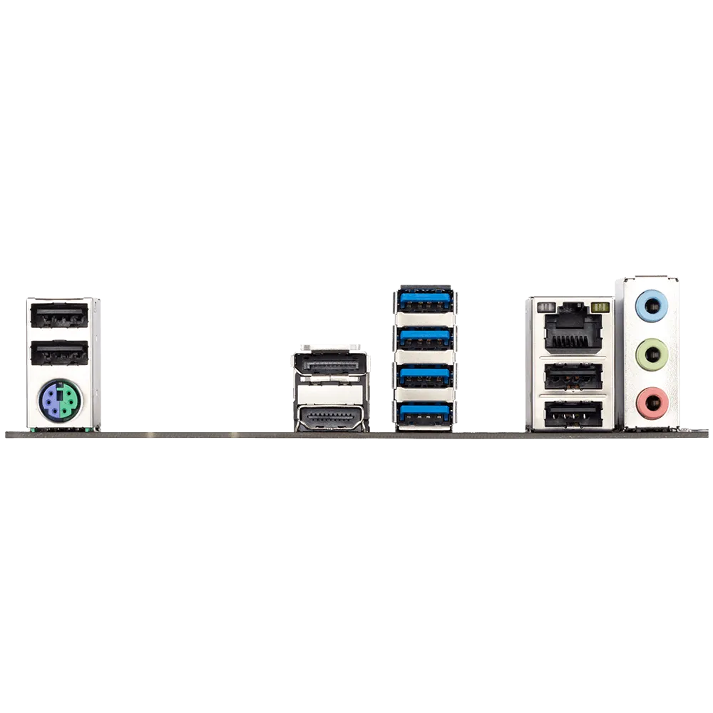 A large main feature product image of EX-DEMO Gigabyte B550M K AM4 mATX Desktop Motherboard