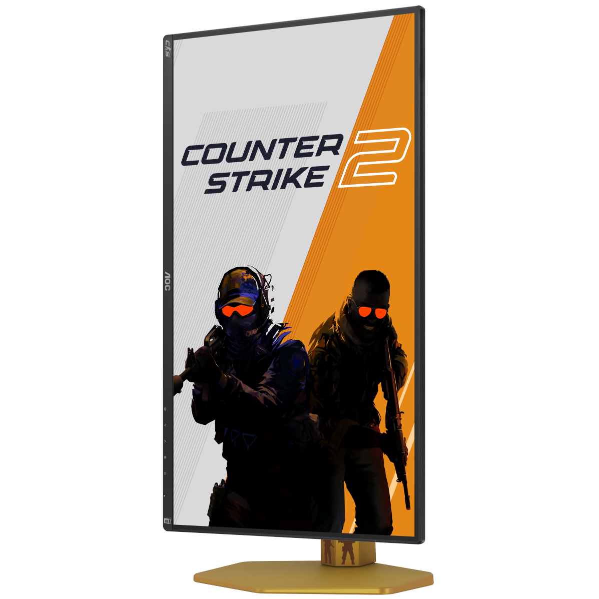 A large main feature product image of EX-DEMO AOC Gaming CS25G - 25" 1080p 310Hz Fast IPS Monitor - Counter Strike 2 Edition