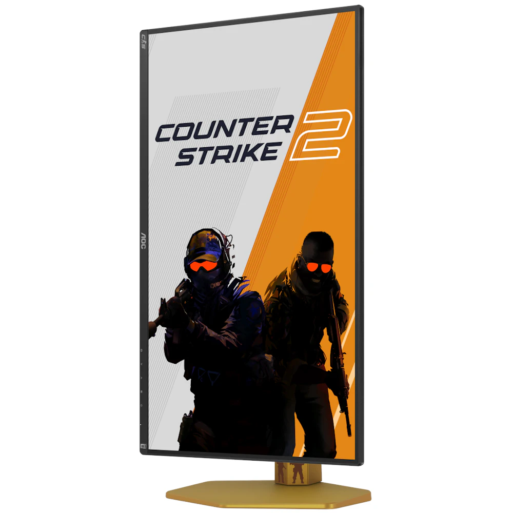 A large main feature product image of EX-DEMO AOC Gaming CS25G - 25" 1080p 310Hz Fast IPS Monitor - Counter Strike 2 Edition