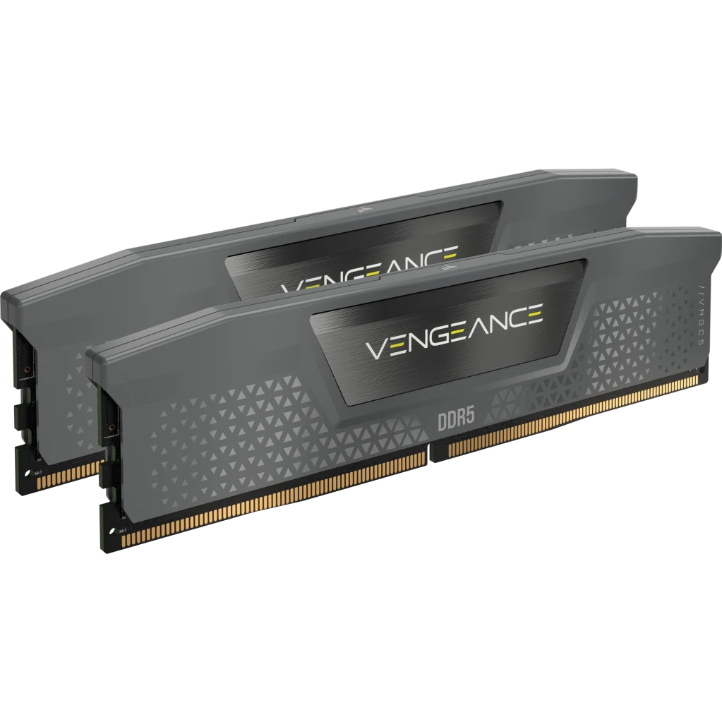 A large main feature product image of EX-DEMO Corsair Vengeance 16GB Kit (2x8GB) XMP/EXPO DDR5-5200 C40 (Grey)
