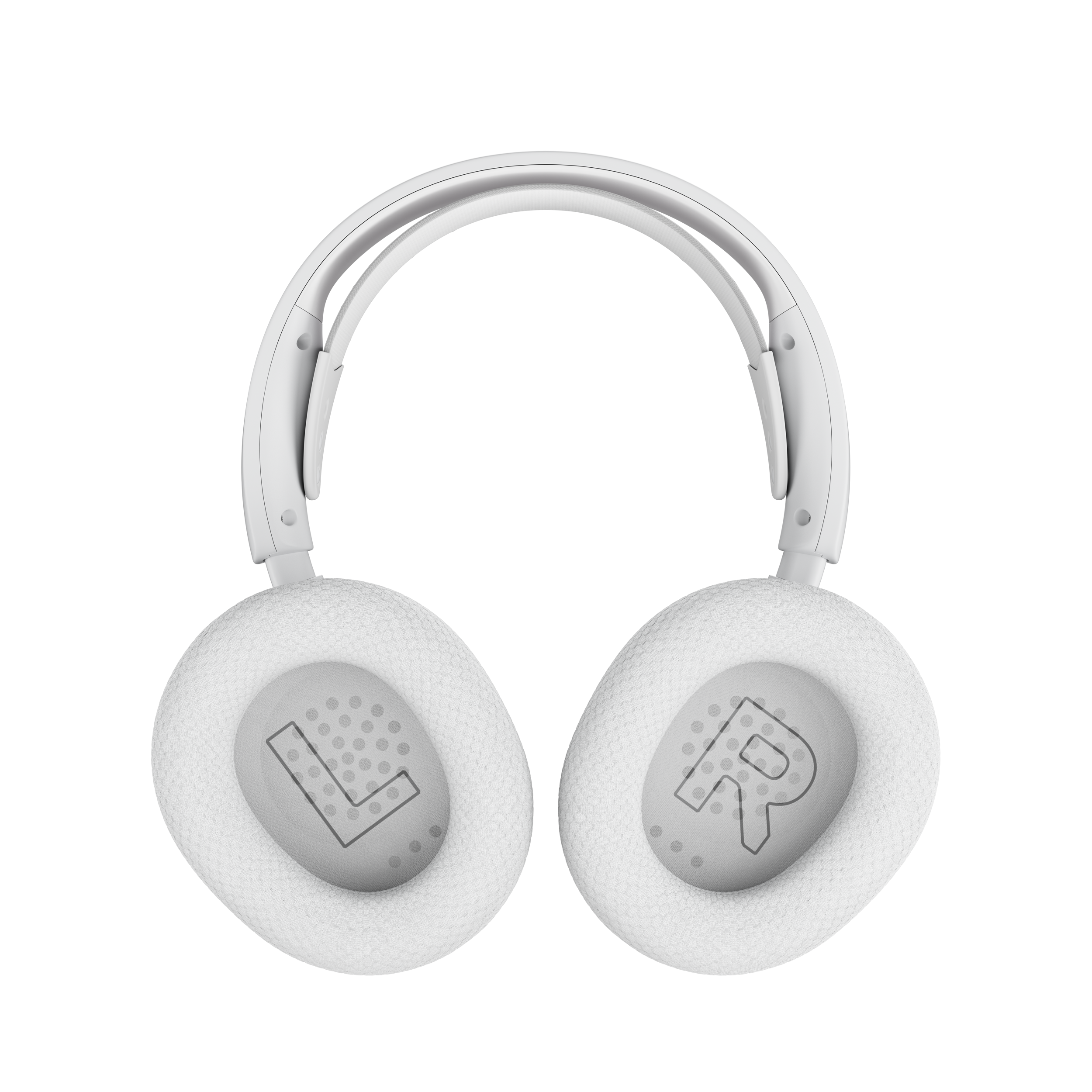 A large main feature product image of EX-DEMO SteelSeries Arctis Nova 5 Wireless - Gaming Headset - White