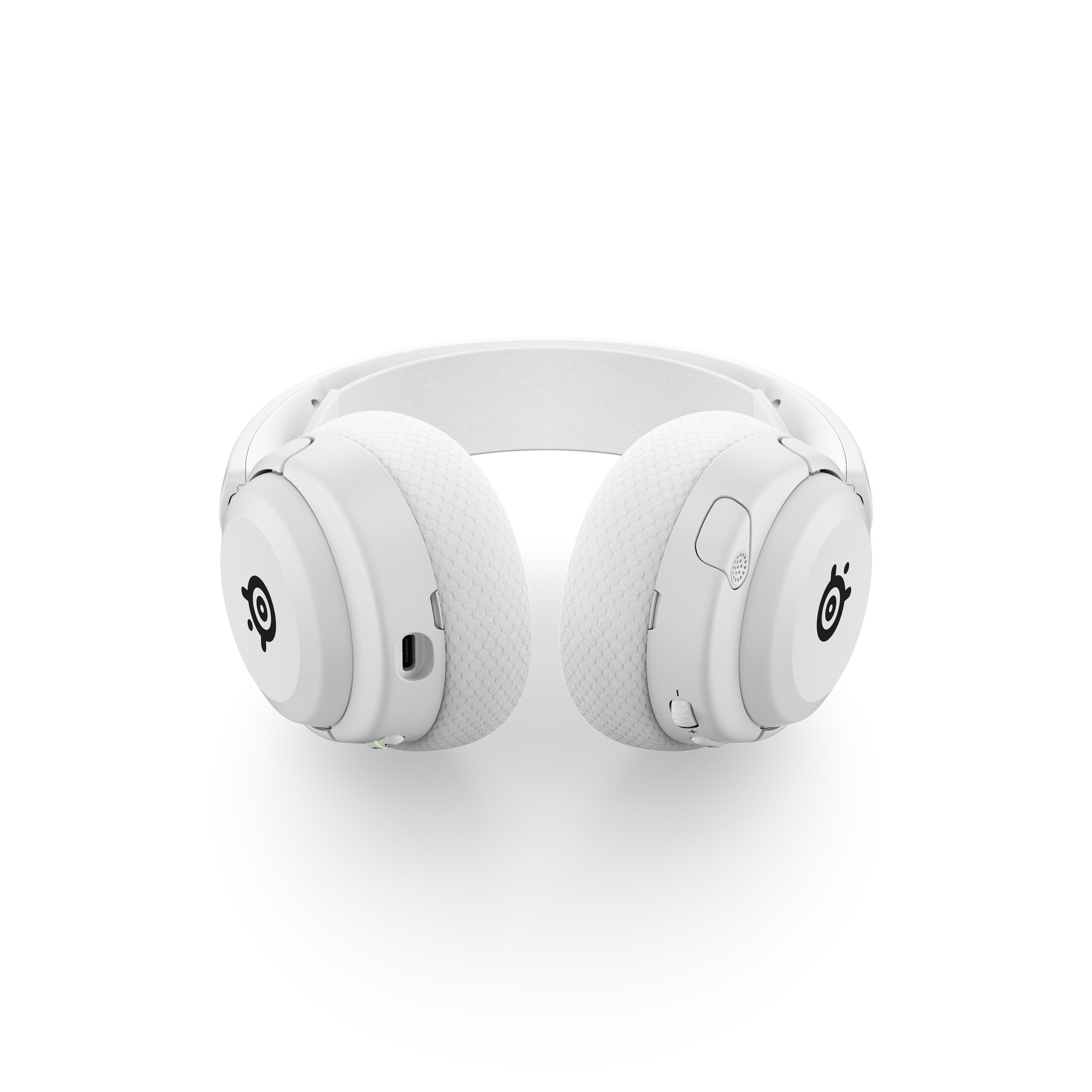 A large main feature product image of EX-DEMO SteelSeries Arctis Nova 5 Wireless - Gaming Headset - White