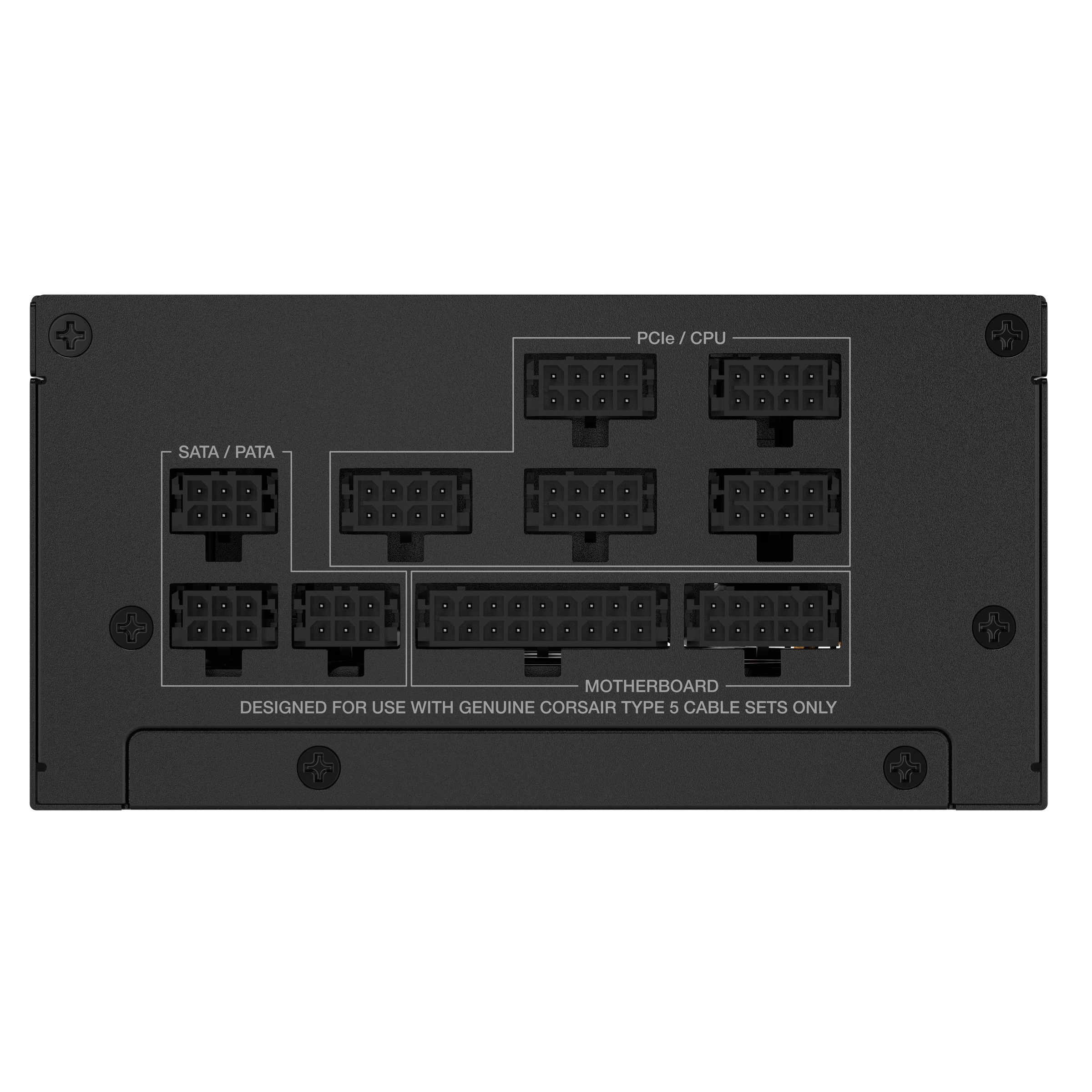 A large main feature product image of EX-DEMO Corsair SF850 - 850W Platinum SFX Modular PSU