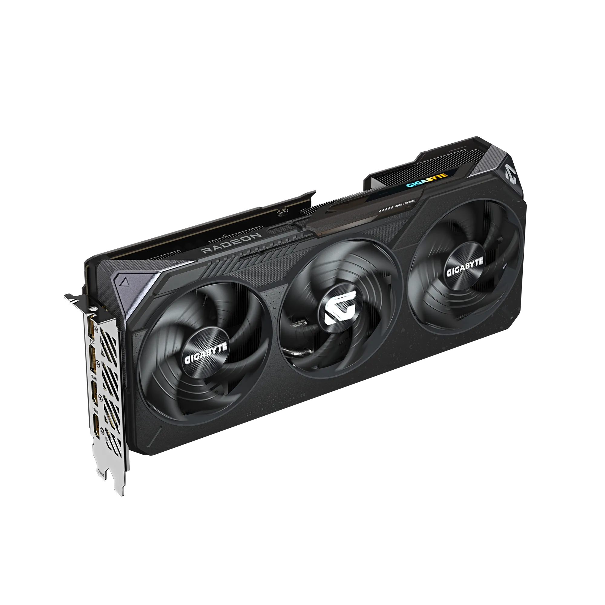 A large main feature product image of EX-DEMO Gigabyte Radeon RX 9070 Gaming OC 16GB GDDR6