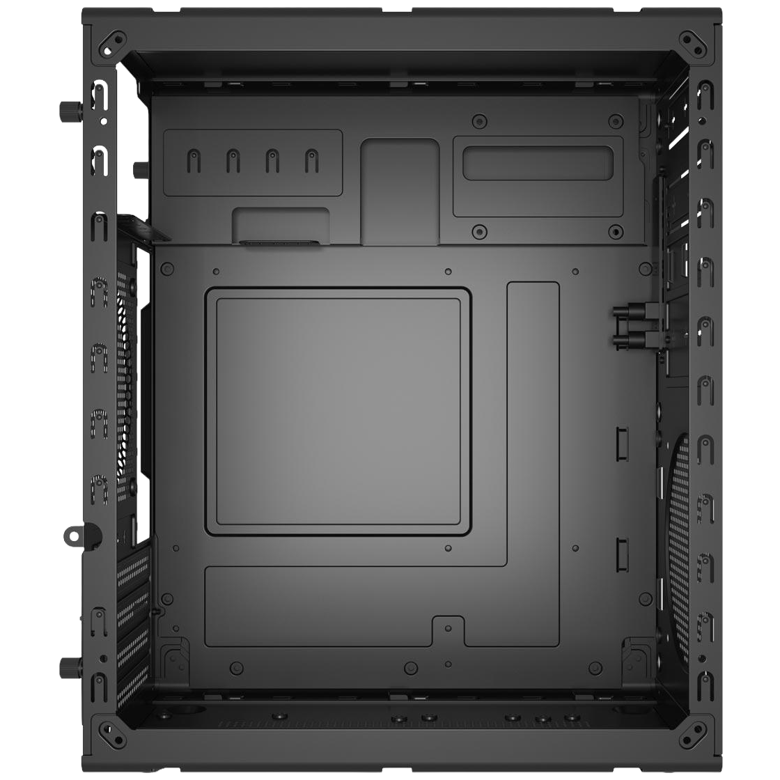 A large main feature product image of FSP S120 - Micro Tower Case (Black)