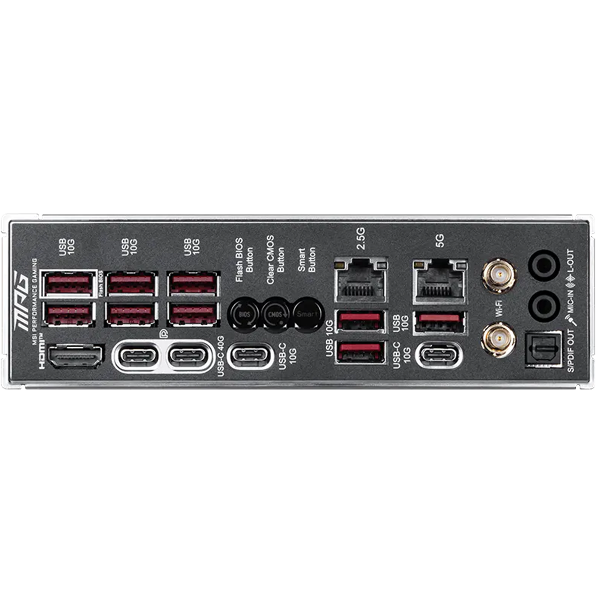 A large main feature product image of MSI MPG X870E Carbon Max WiFi AM5 ATX Desktop Mothherboard