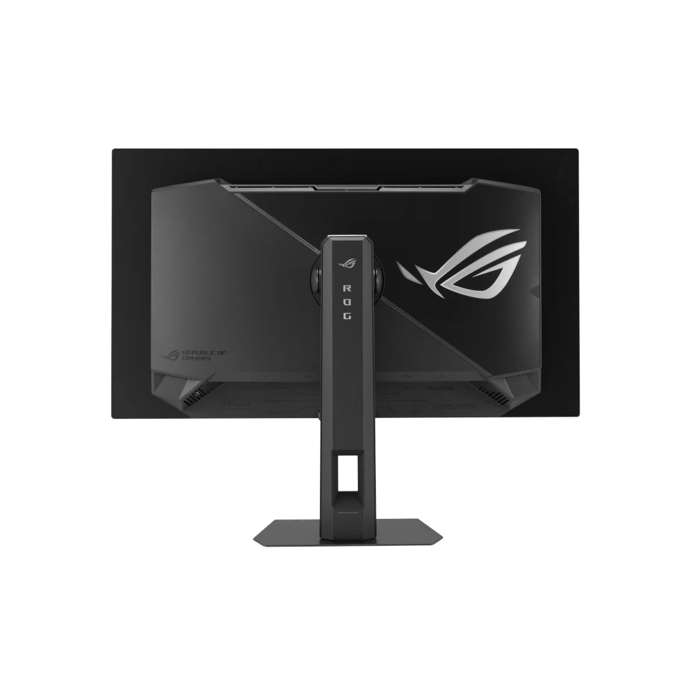 A large main feature product image of EX-DEMO ASUS ROG Strix OLED XG27ACDMS - 27" 1440p 280Hz 0..03ms Gaming Monitor