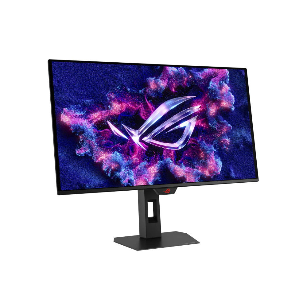 A large main feature product image of EX-DEMO ASUS ROG Strix OLED XG27ACDMS - 27" 1440p 280Hz 0..03ms Gaming Monitor
