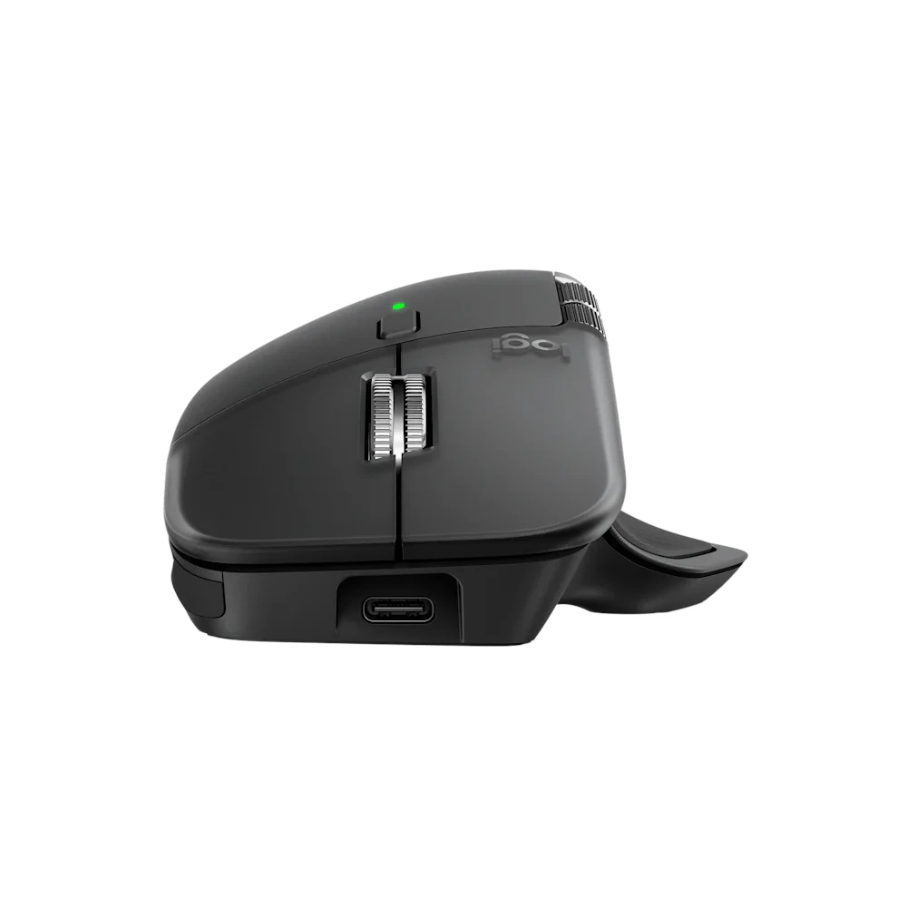 A large main feature product image of Logitech MX Master 4 for Business Performance Wireless Mouse