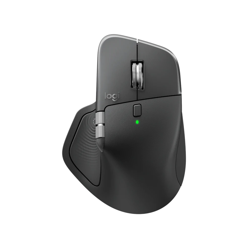 A large main feature product image of Logitech MX Master 4 for Business Performance Wireless Mouse