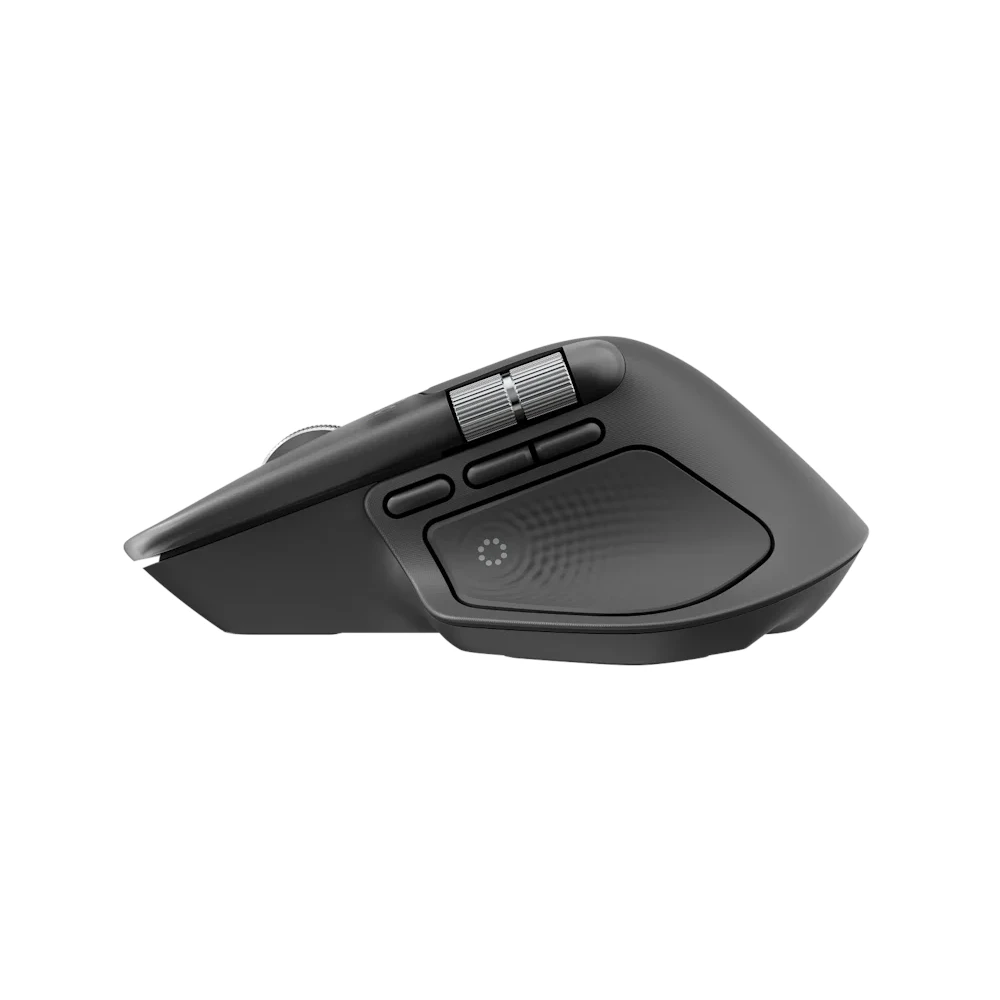 A large main feature product image of Logitech MX Master 4 for Business Performance Wireless Mouse