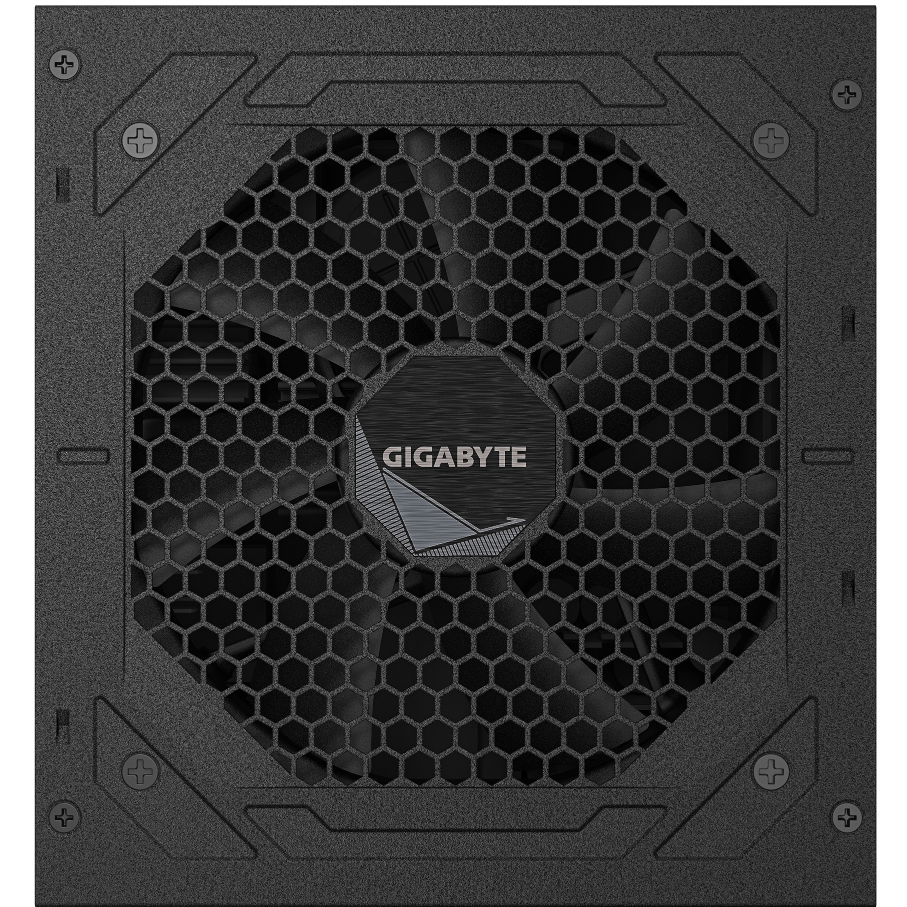 A large main feature product image of EX-DEMO Gigabyte UD1000GM PG5 V2 1000W Gold PCIe 5.1 ATX 3.1 Modular PSU - Black