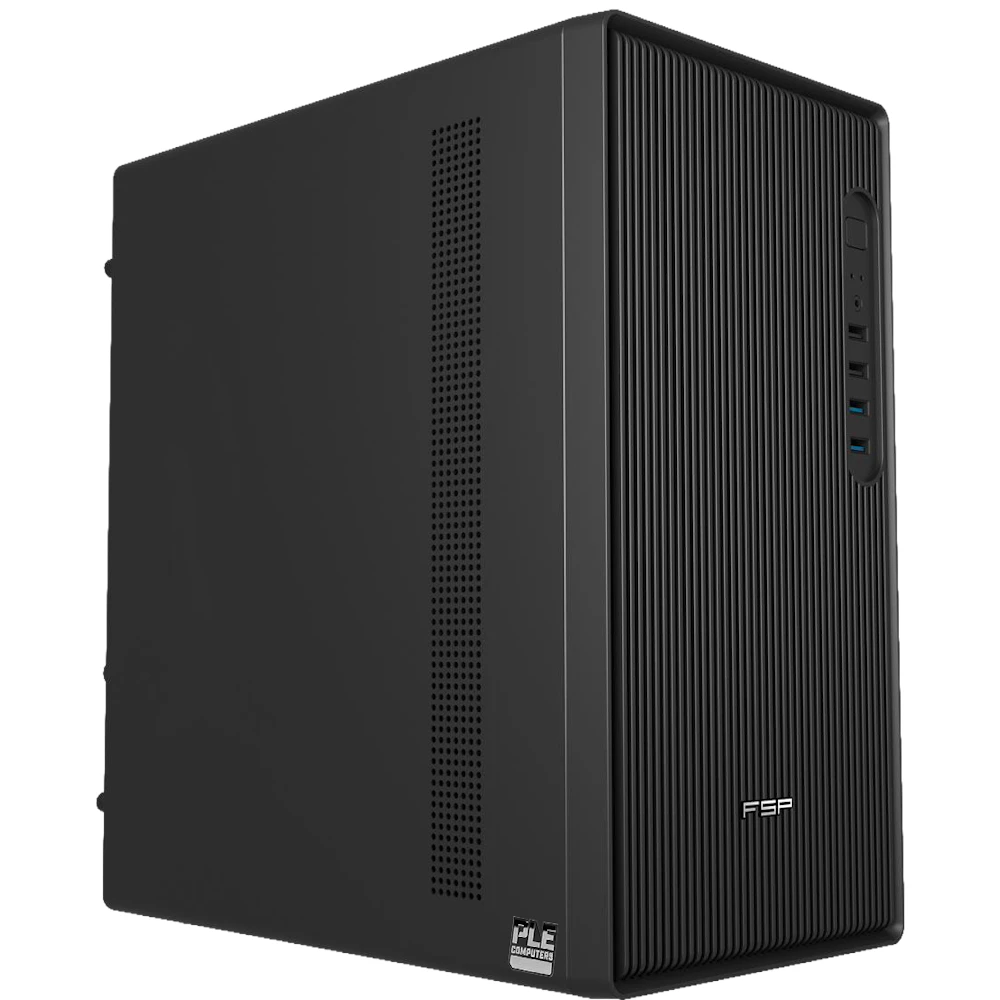 A large main feature product image of Intel Home Prebuilt Ready To Go Office PC