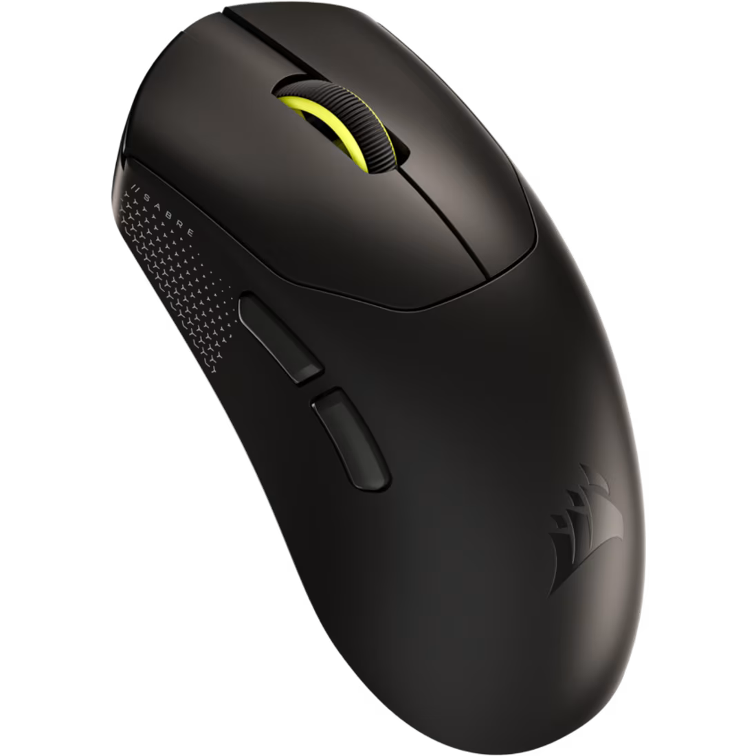 A large main feature product image of EX-DEMO Corsair SABRE v2 PRO Ultralight Gaming Mouse (Black)
