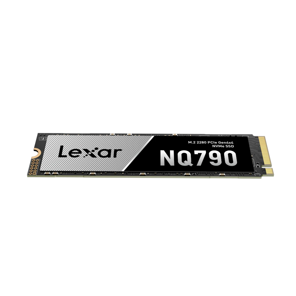 A large main feature product image of EX-DEMO Lexar NQ790 PCIe Gen4 NVMe M.2 SSD - 1TB