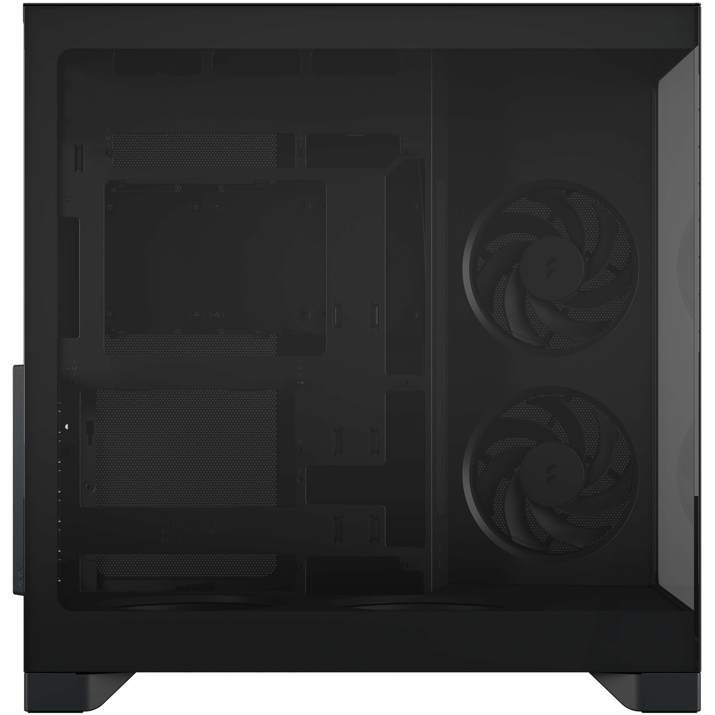A large main feature product image of Fractal Design Pop 2 Vision TG Mid Tower Case (Black)